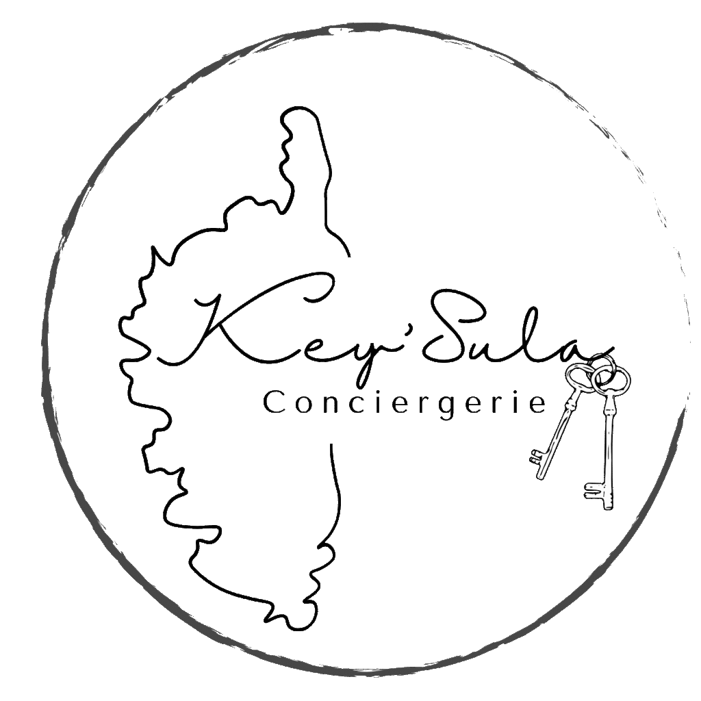 Key'Sula Conciergerie - Corse - Porto-Vecchio - Logo Noir